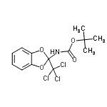 CAS#: 304444-68-6, 2-Methyl-2-Propanyl [2-(Trichloromethyl)-1,3-Benzodioxol-2-Yl]Carbamate