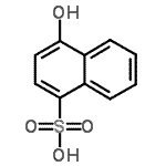 CAS 登录号：304671-69-0， 4-羟基-1-萘磺酸