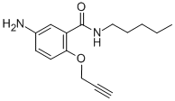 CAS 登录号：30533-82-5， 5-氨基-N-戊基-2-丙-2-炔氧基苯甲酰胺