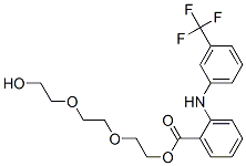 CAS 登录号：30544-48-0， 2-[2-(2-羟基乙氧基)乙氧基]乙基2-[[3-(三氟甲基)苯基]氨基]苯甲酸酯