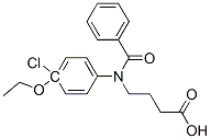 CAS 登录号：30544-65-1， 4-[(4-氯苯甲酰基)-(4-乙氧基苯基)氨基]丁酸