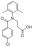 CAS#: 30544-73-1, 3-[(4-Chlorobenzoyl)-(2,6-Dimethylphenyl)Amino]Propanoic Acid