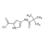 CAS#: 305809-16-9, 4-[(2,2-Dimethylpropanoyl)Amino]-1H-Pyrrole-2-Carboxylic Acid