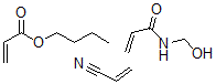 CAS#: 30586-88-0, Butyl acrylate, acrylonitrile, methylolacrylamide polymer