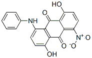 CAS 登录号：3065-87-0， 1,5-二羟基-4-硝基-8-(苯基氨基)蒽-9,10-二酮