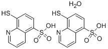 CAS 登录号：306935-17-1， 8-巯基-5-喹啉磺酸半水合物
