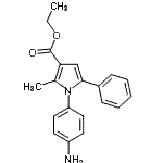 CAS#: 306936-25-4, Ethyl 1-(4-Aminophenyl)-2-Methyl-5-Phenyl-1H-Pyrrole-3-Carboxylate