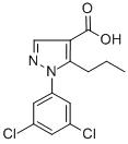 CAS 登录号：306936-60-7， 1-(3,5-二氯苯基)-5-丙基-1H-吡唑-4-羧酸