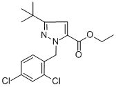 CAS 登录号：306936-96-9， 3-(叔丁基)-1-(2,4-二氯苄基)-1H-吡唑-5-羧酸乙酯