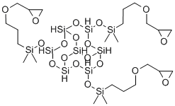 CAS#: 307496-38-4, 3,7,14-Tris{[3-(epoxypropoxy)propyl]dimethylsilyloxy}-1,3,5,7,9,11,14-heptacyclopentyltricyclo[7.3.3.15,11]heptasiloxane