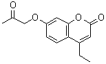 CAS 登录号：307546-48-1， 4-乙基-7-(2-氧代丙氧基)-2H-苯并吡喃-2-酮