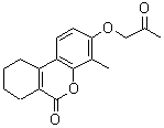 CAS#: 307550-03-4, 4-Methyl-3-(2-Oxopropoxy)-7,8,9,10-Tetrahydro-6H-Benzo[c]Chromen-6-One