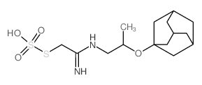 CAS#: 30771-86-9, 1-[1-[(1-Amino-2-Sulfosulfanylethylidene)Amino]Propan-2-Yloxy]Adamantane