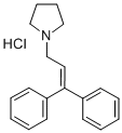 CAS 登录号：30778-26-8， 1-(3,3-二苯基丙-2-烯基)吡咯烷盐酸盐