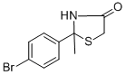 CAS#: 309294-12-0, 2-(4-Bromophenyl)-2-Methylthiazolidin-4-One