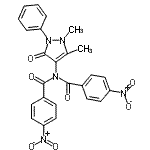 CAS#: 30957-65-4, N-(1,5-Dimethyl-3-Oxo-2-Phenyl-2,3-Dihydro-1H-Pyrazol-4-Yl)-4-Nitro-N-(4-Nitrobenzoyl)Benzamide