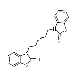 CAS#: 30979-04-5, 3-(2-{[2-(2-Thioxo-1,3-Benzothiazol-3(2H)-Yl)Ethyl]Sulfanyl}Ethyl)-1,3-Benzothiazol-2(3H)-One