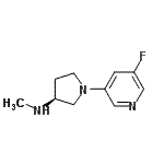 CAS#: 309960-06-3, (3S)-1-(5-Fluoro-3-Pyridinyl)-N-Methyl-3-Pyrrolidinamine