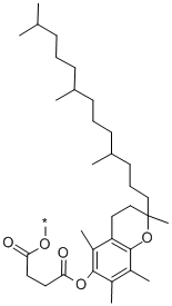 CAS#: 30999-06-5, alpha-[4-[[(2R)-3,4-Dihydro-2,5,7,8-Tetramethyl-2-[(4R,8R)-4,8,12-Trimethyltridecyl]-2H-1-Benzopyran-6-Yl]Oxy]-1,4-Dioxobutyl]-omega-Hydroxy-Poly(Oxy-1,2-Ethanediyl)
