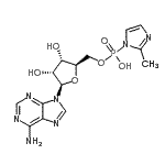 CAS#: 31008-65-8, 5'-O-[Hydroxy(2-Methyl-1H-Imidazol-1-Yl)Phosphoryl]Adenosine