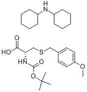 CAS 登录号：31025-14-6， 叔丁氧羰基-S-(4-甲氧基苄基)-L-半胱氨酸二环己胺盐