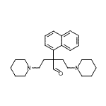 CAS 登录号：31085-55-9， 2-(1-萘基)-4-(1-哌啶基)-2-[2-(1-哌啶基)乙基]丁醛