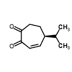 CAS 登录号：310905-98-7， (5S)-5-异丙基-3-环庚烯-1,2-二酮
