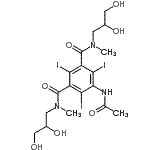 CAS 登录号：31122-84-6， 5-乙酰氨基-N,N'-二(2,3-二羟基丙基)-2,4,6-三碘-N,N'-二甲基间苯二甲酰胺