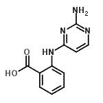 CAS 登录号：31185-78-1， 2-[(2-氨基-4-嘧啶基)氨基]苯甲酸
