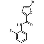 CAS#: 312704-38-4, 5-Bromo-N-(2-Fluorophenyl)-2-Furamide