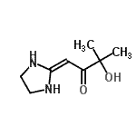 CAS 登录号：312908-26-2， 3-羟基-1-(2-咪唑烷基亚基)-3-甲基-2-丁酮