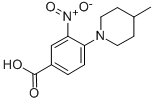 CAS 登录号：312921-75-8， 4-(4-甲基-哌啶-1-基)-3-硝基-苯甲酸