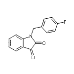 CAS 登录号：313245-18-0， 1-(4-氟苄基)-1H-吲哚-2,3-二酮