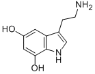 CAS 登录号：31363-74-3， 3-(2-氨基乙基)-1H-吲哚-5,7-二醇
