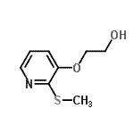 CAS#: 313657-88-4, 2-{[2-(Methylsulfanyl)-3-Pyridinyl]Oxy}Ethanol