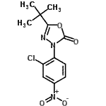 CAS#: 31399-83-4, 3-(2-Chloro-4-Nitrophenyl)-5-(2-Methyl-2-Propanyl)-1,3,4-Oxadiazol-2(3H)-One