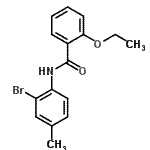 CAS 登录号：314022-94-1， N-(2-溴-4-甲基苯基)-2-乙水杨胺