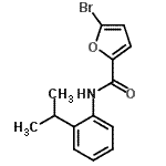 CAS 登录号：314055-67-9， 5-溴-N-(2-异丙基苯基)-2-糠酰胺