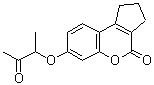CAS 登录号：314743-56-1， 7-[(3-氧代-2-丁烷基)氧基]-2,3-二氢环戊烯并[c]苯并吡喃-4(1H)-酮