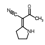 CAS 登录号：314774-66-8， (2Z)-3-氧代-2-(2-吡咯烷基亚基)丁腈