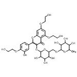 CAS#: 31511-30-5, 5,7-Bis(2-Hydroxyethoxy)-2-[3-Hydroxy-4-(2-Hydroxyethoxy)Phenyl]-4-Oxo-4H-Chromen-3-Yl 6-O-(6-Deoxyhexopyranosyl)Hexopyranoside