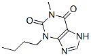 CAS 登录号：31542-48-0， 3-丁基-1-甲基-7H-嘌呤-2,6-二酮