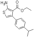CAS 登录号：315683-17-1， 2-氨基-4-(4-异丙基苯基)-3-噻吩羧酸乙酯