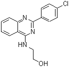 CAS 登录号：315715-77-6， 2-{[2-(4-氯苯基)-4-喹唑啉基]氨基}乙醇