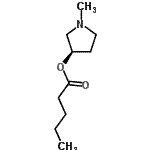 CAS 登录号：316353-93-2， (3R)-1-甲基-3-吡咯烷基戊酸酯