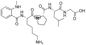 CAS 登录号：316364-29-1， N2-[2-(甲基氨基)苯甲酰基]-L-赖氨酰-L-脯氨酰-L-亮氨酰-甘氨酸