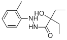 CAS 登录号：3166-48-1， 2-乙基-2-羟基-N'-(2-甲基苯基)丁烷酰肼