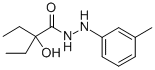 CAS 登录号：3166-51-6， 2-乙基-2-羟基-N'-(3-甲基苯基)丁烷酰肼