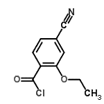 CAS 登录号：316810-09-0， 4-氰基-2-乙氧基-苯甲酰氯