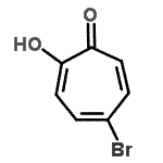 CAS 登录号：3172-00-7， 5-溴-2-羟基-2,4,6-环庚三烯-1-酮